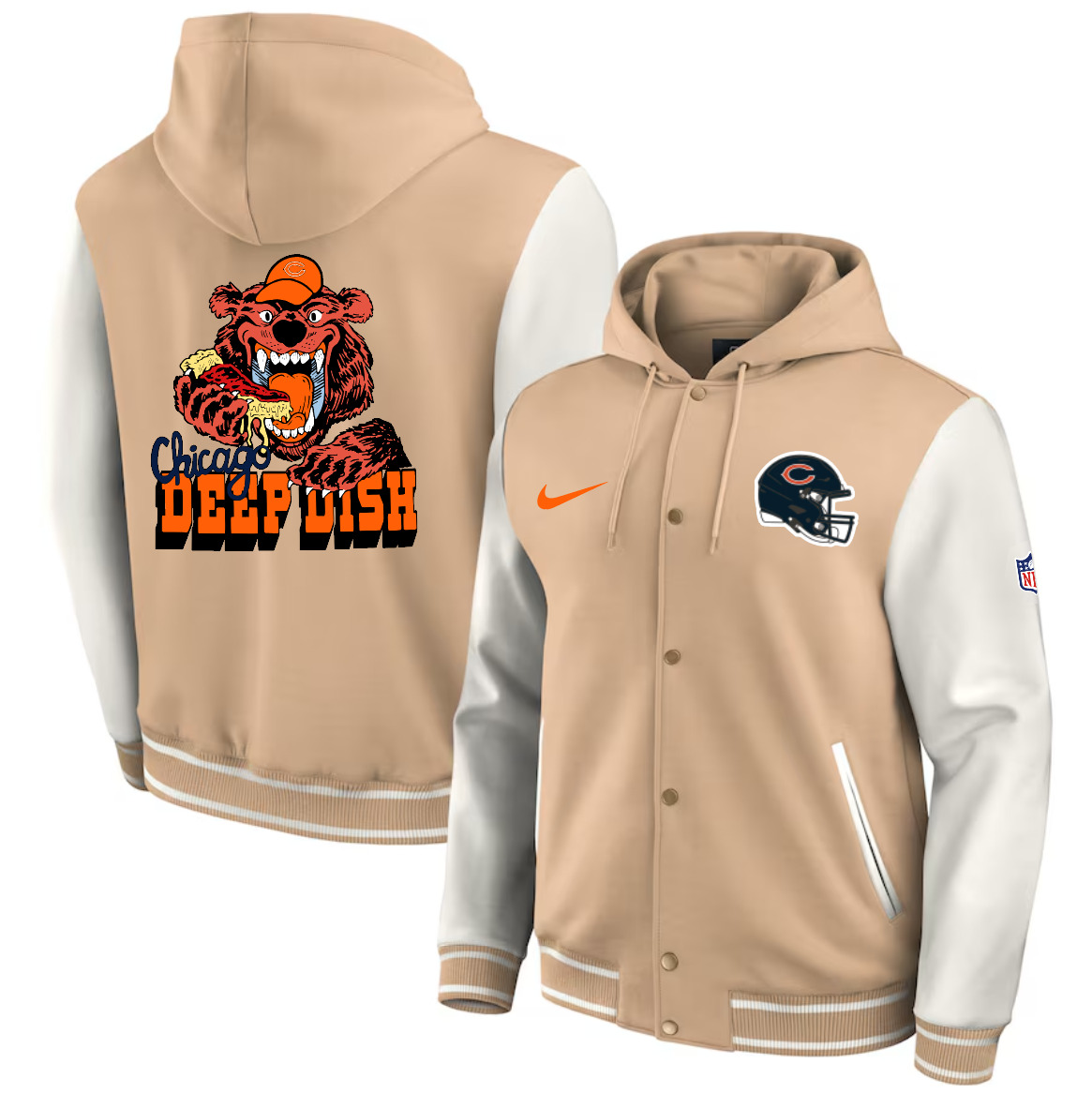 Men 2025 NFL Chicago Bears jacket syle 2